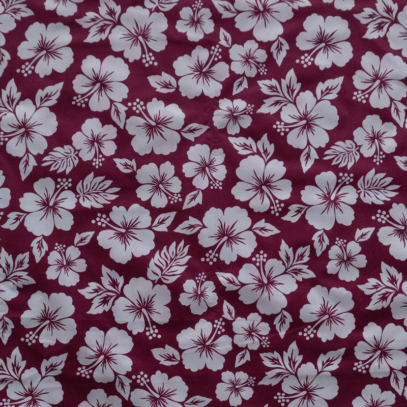 Hibiscus Flower Fabric | Polyester