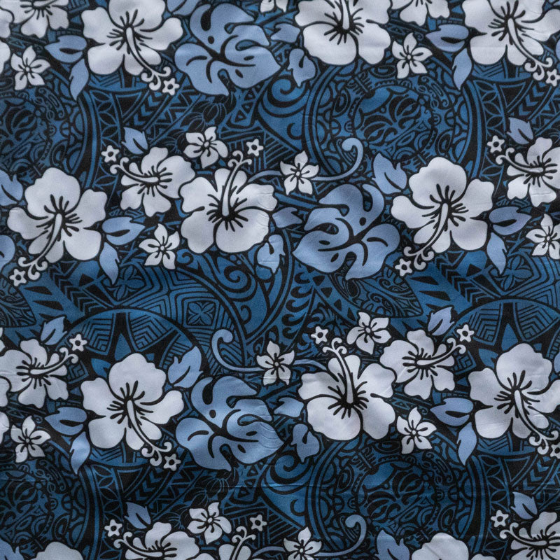 Hibiscus/Plumeria/Monstera Leaf Fabric | Polyester