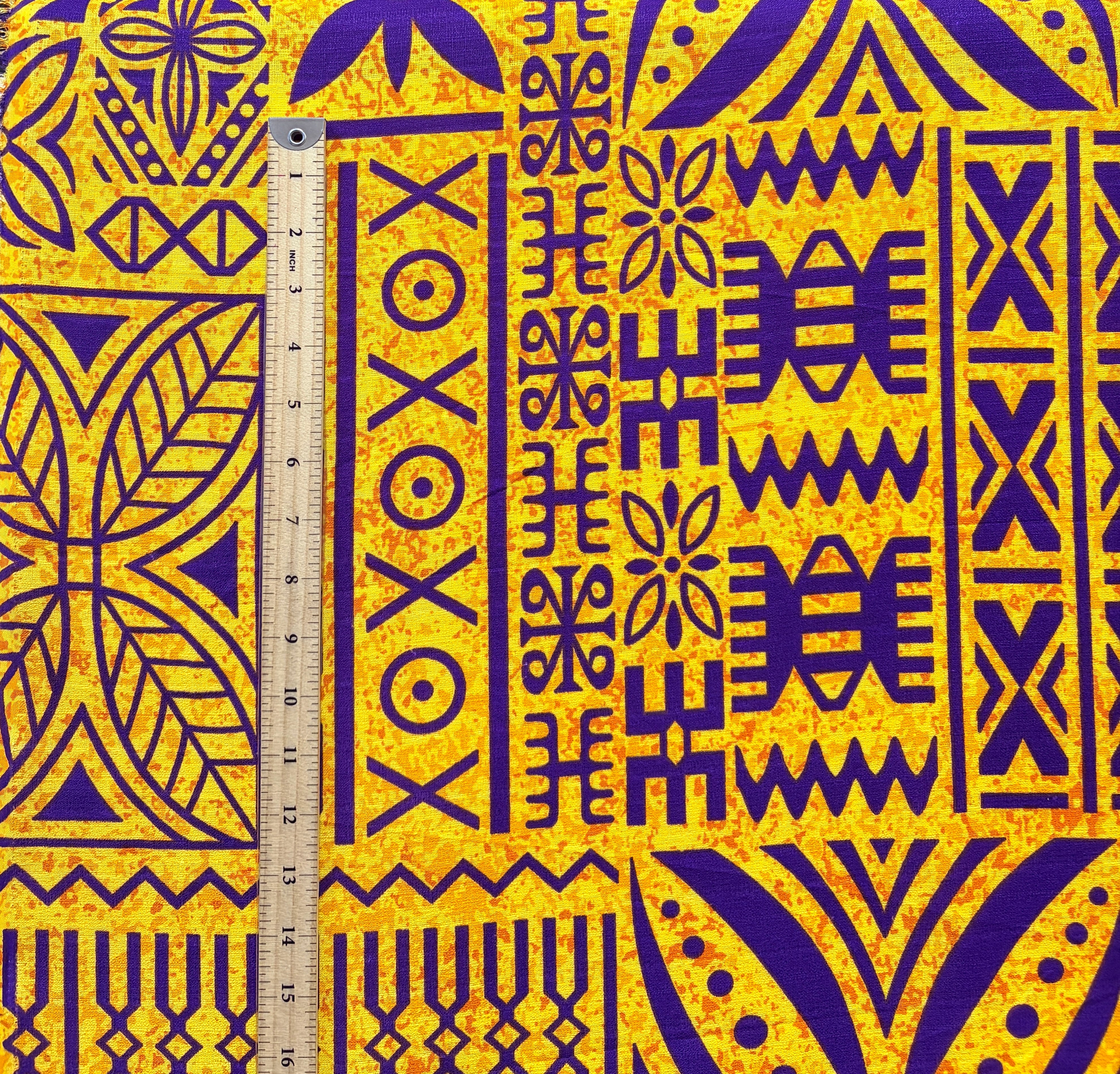 Polynesian Motif Barkcloth Fabric | Islands Fabric