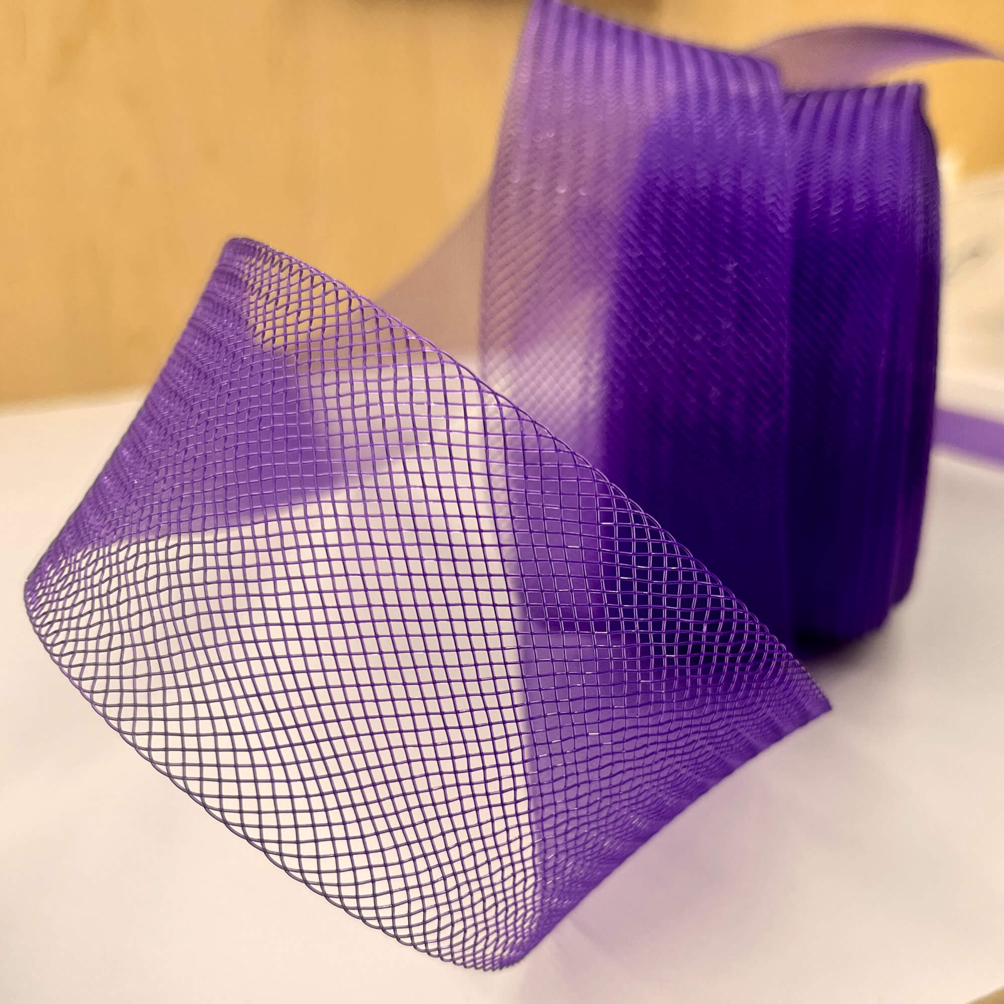 2" Wide Stiff Crinoline Webbing Horsehair Trim Braid | Crinoline Trim for Dress Hems, Millinery & Costume Design  | Lace USA - Horse Hair 2" Wide