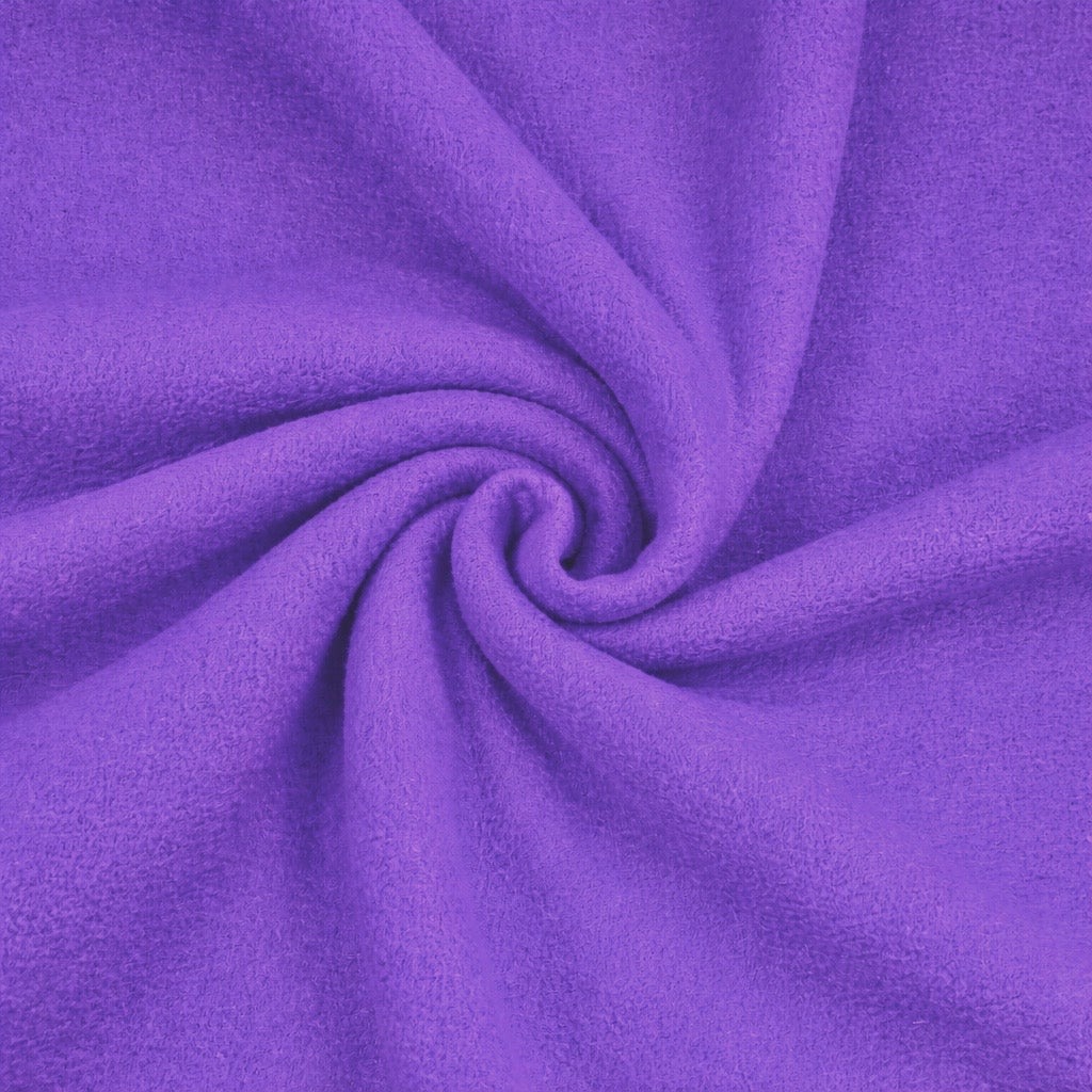 Anti-Pill Polar Fleece Fabric by the Yard – Purple (60", 280 GSM)