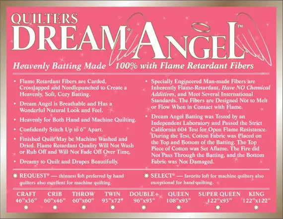 Quilters Dream Angel Select Batting Package