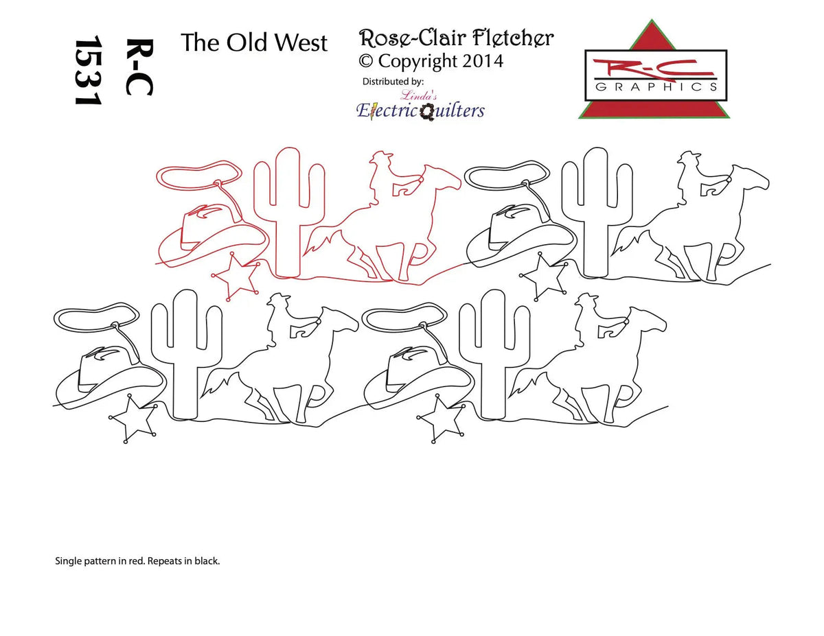 1531 The Old West Pantograph by Rose-Clair Fletcher