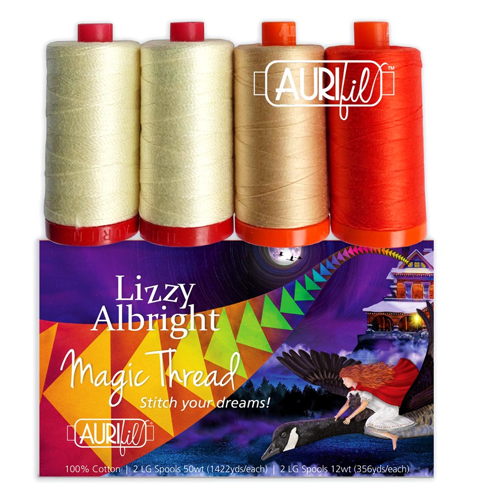 Aurifil, Lizzy Albright Thread Collection - 4 Spools
