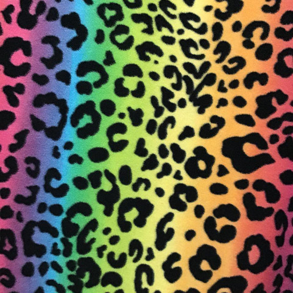 Leopard Print Fleece Fabric