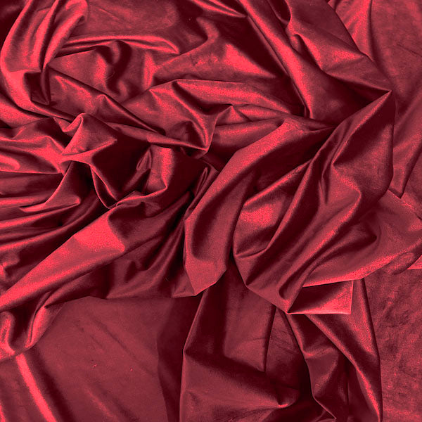 Red Royale Velvet Upholstery Velvet Home Decor Fabric