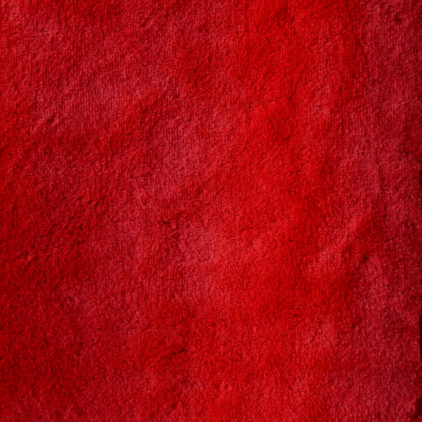 Red Rex Rabbit Minky Faux Fur Fabric