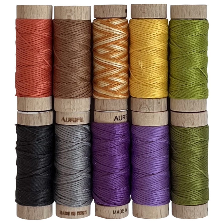 Aurifil Trick or Treat 10 Spool Thread Collection