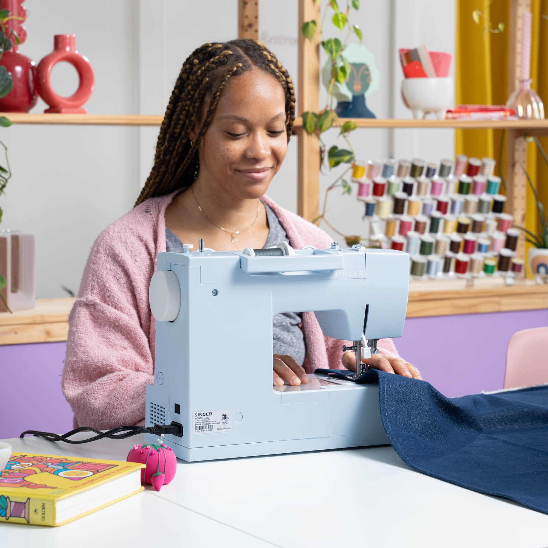 SINGER® Heavy Duty 4423 Meltwater Blue Sewing Machine