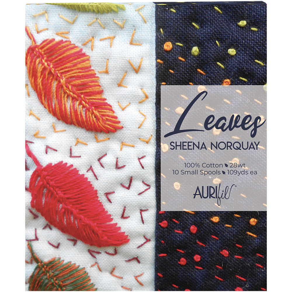 Aurifil Leaves 10 Spool Thread Collection