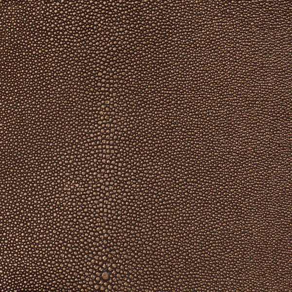 Chocolate Copperpot Shagreen Faux Leather Vinyl Fabric