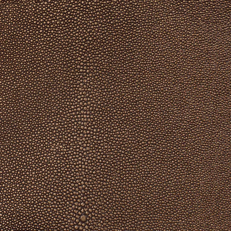 Chocolate Copperpot Shagreen Faux Leather Vinyl Fabric