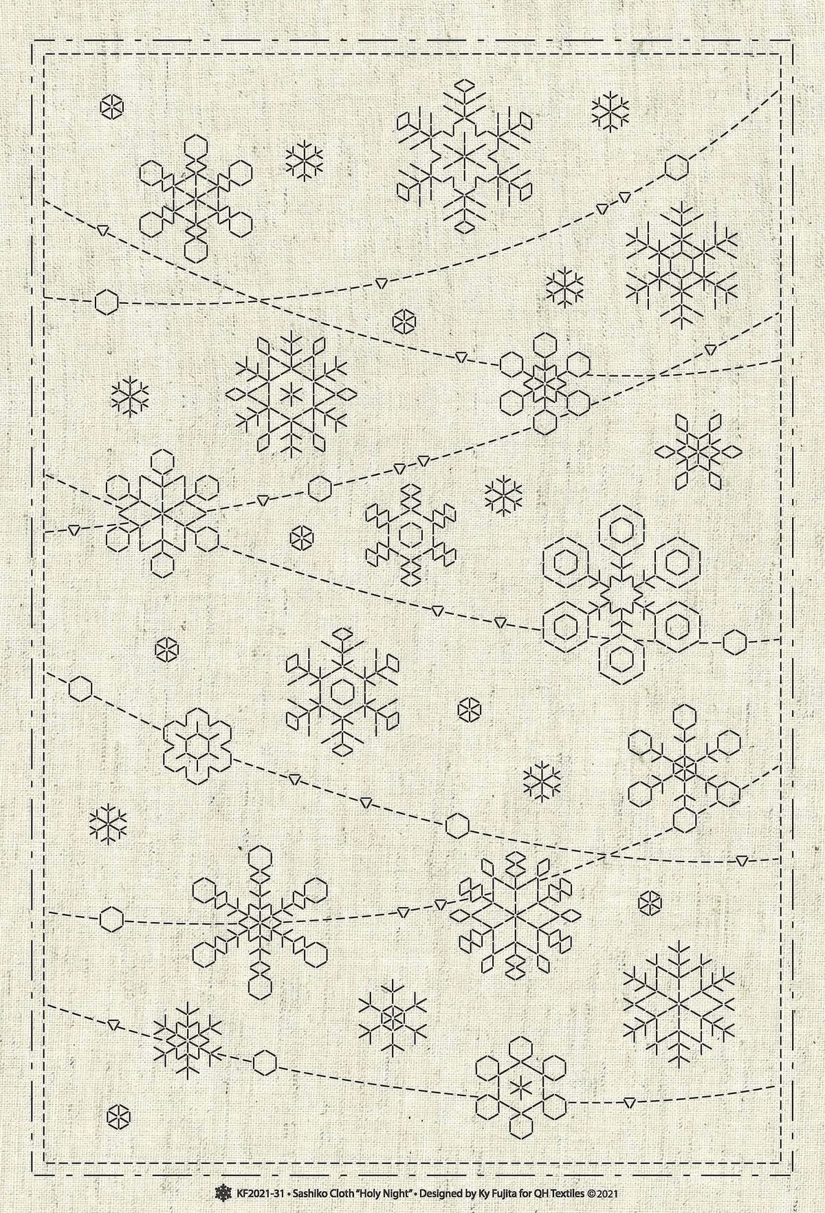 Sashiko Cloth Holy Night