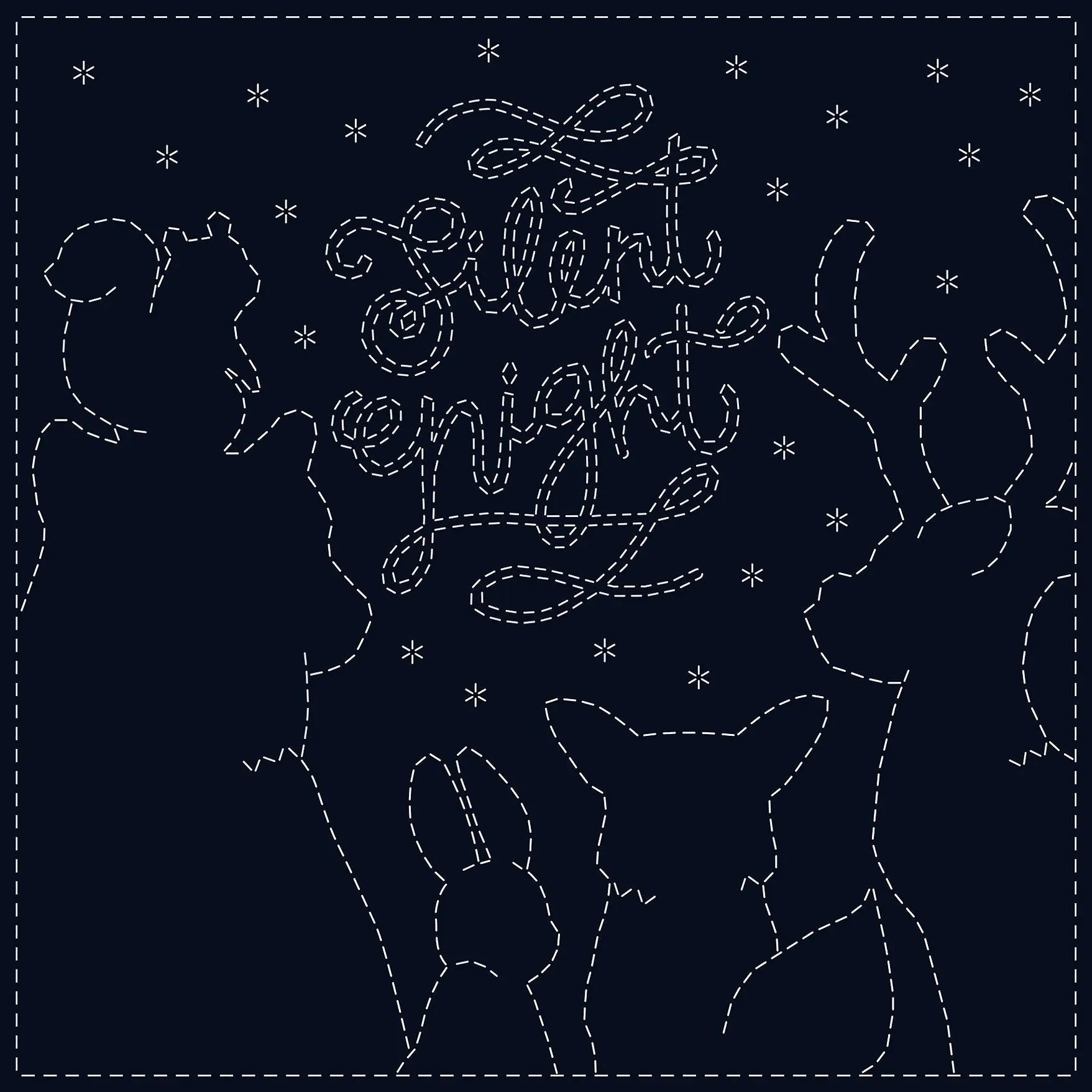 Sashiko Cloth Silhouette