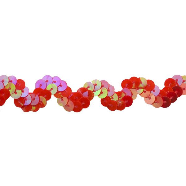 Sequin Trim 1/2-Inch Wide Polyester Non Stretch Rolls for Arts and Crafts, 25-Yard, BQ-304