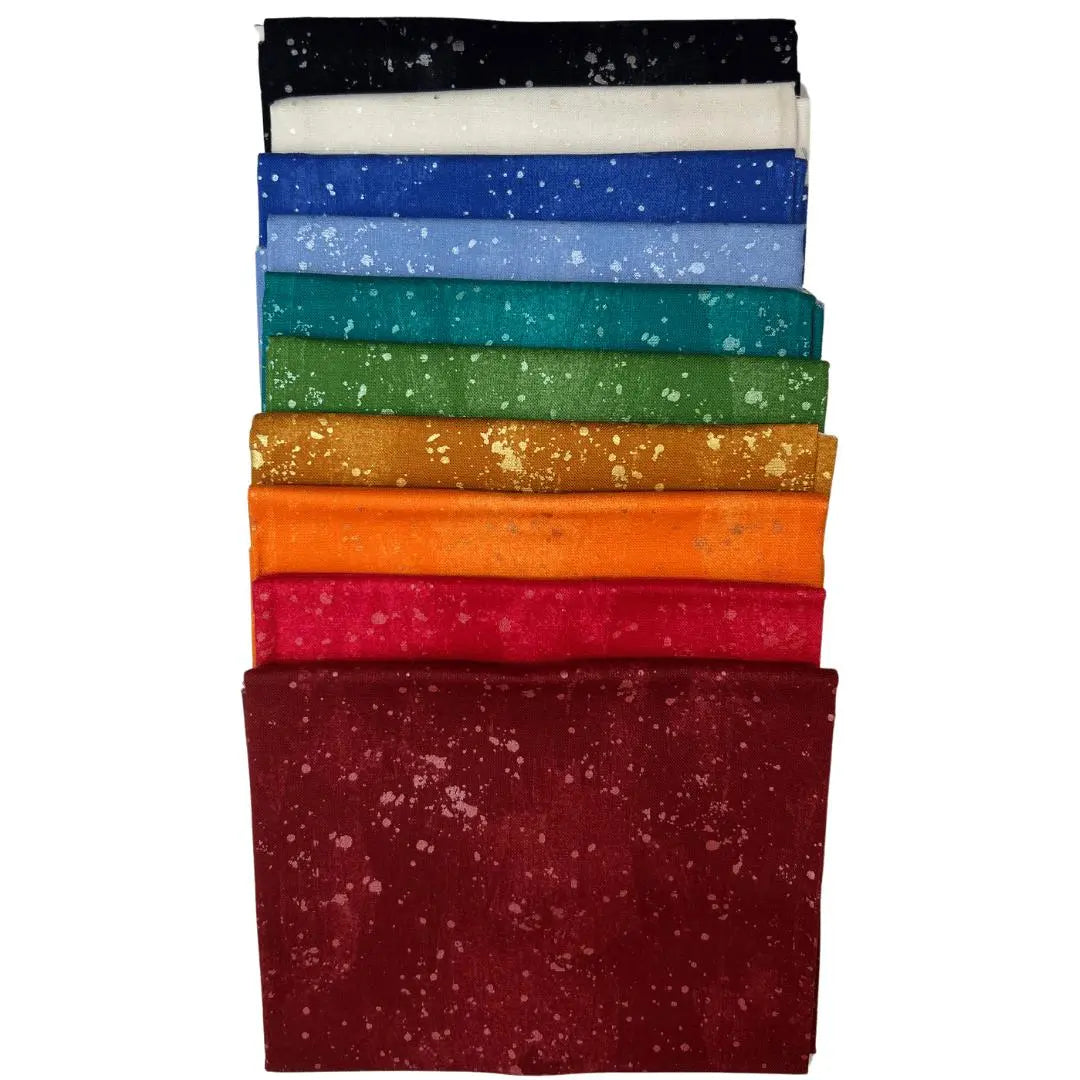 Shimmer Tonals Cotton Fabric - Fat Quarter Set