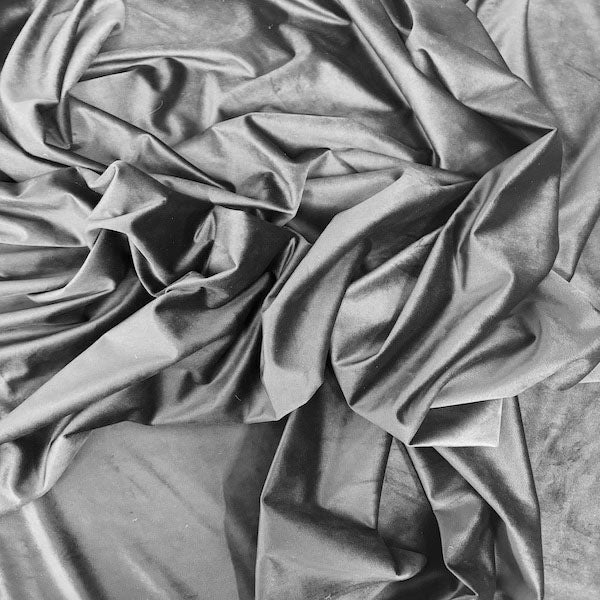 Silver Royale Velvet Upholstery Velvet Home Decor Fabric