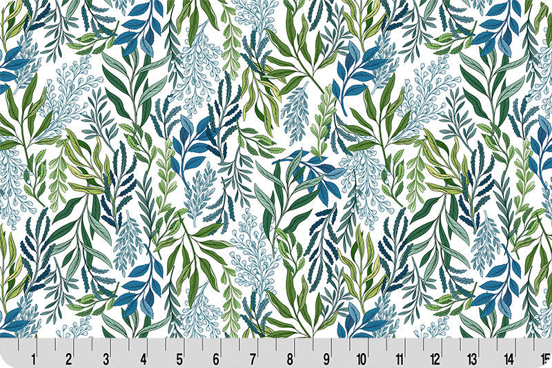 Snow Whispering Blooms Dreamweaver Quilting Cuddle Fabric Per Yard