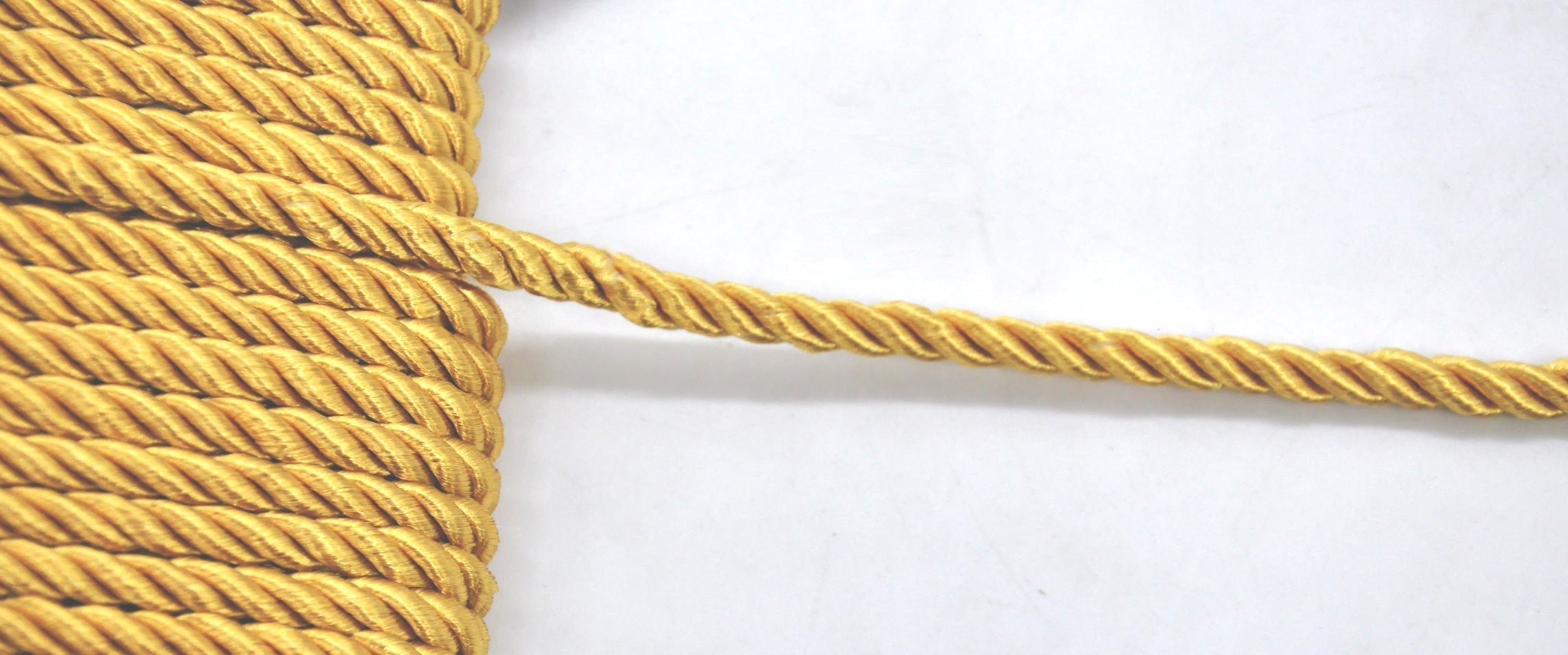 Softer Collection - 3/16" Width Cord without Lip (50 Yard Roll) - BC-1015-10 Gold