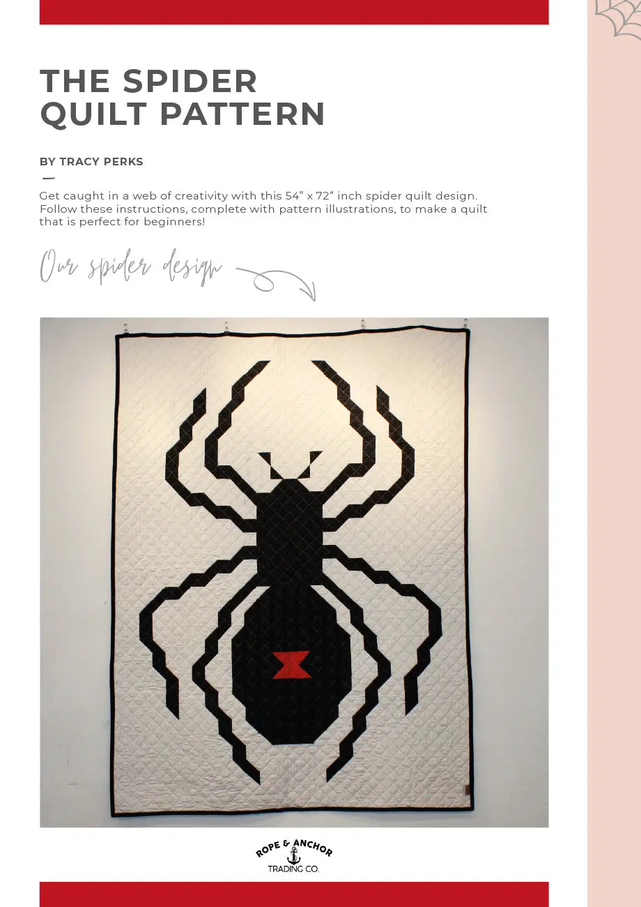 Spider Quilt Pattern
