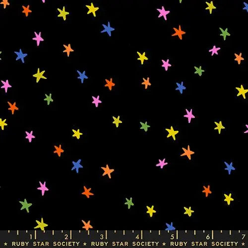 Starry New Vivid Rainbow 43"/44" Fabric Per Yard