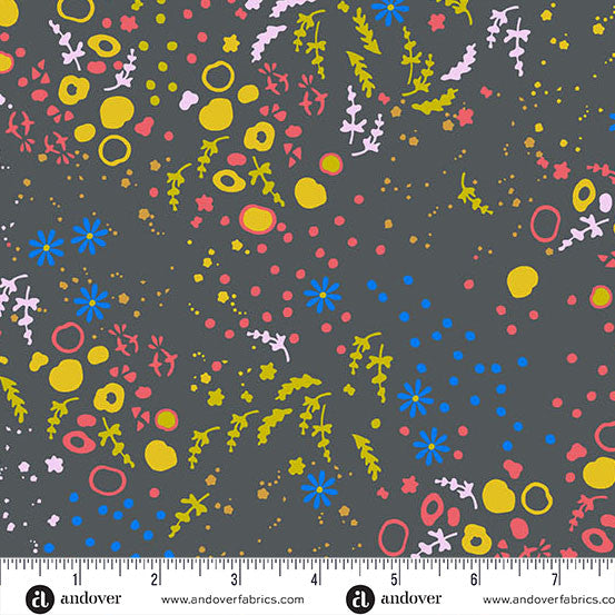 Sun Print 2026 Equanimity Dark Cotton 44"/45" Fabric Per Yard