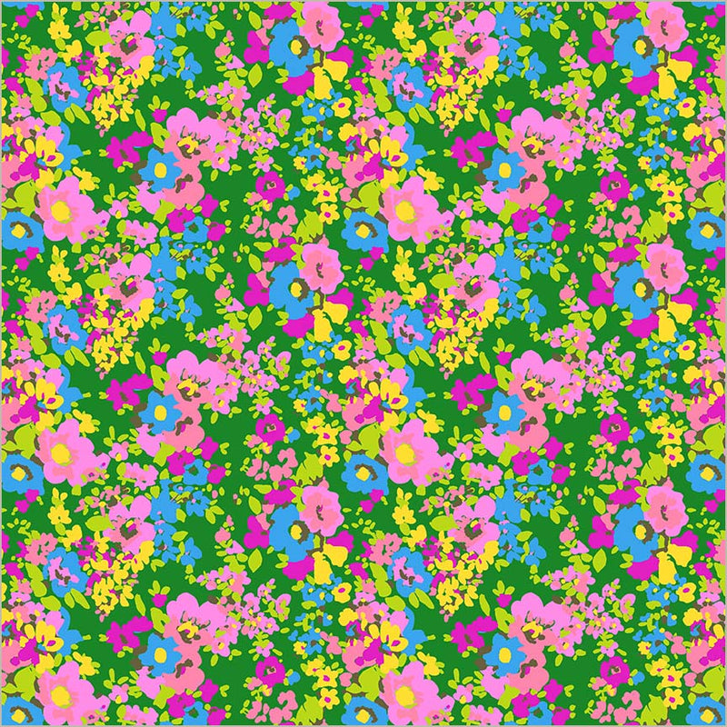 Sweet Talk Leann Grass Cotton 44/45 Fabric Per Yard