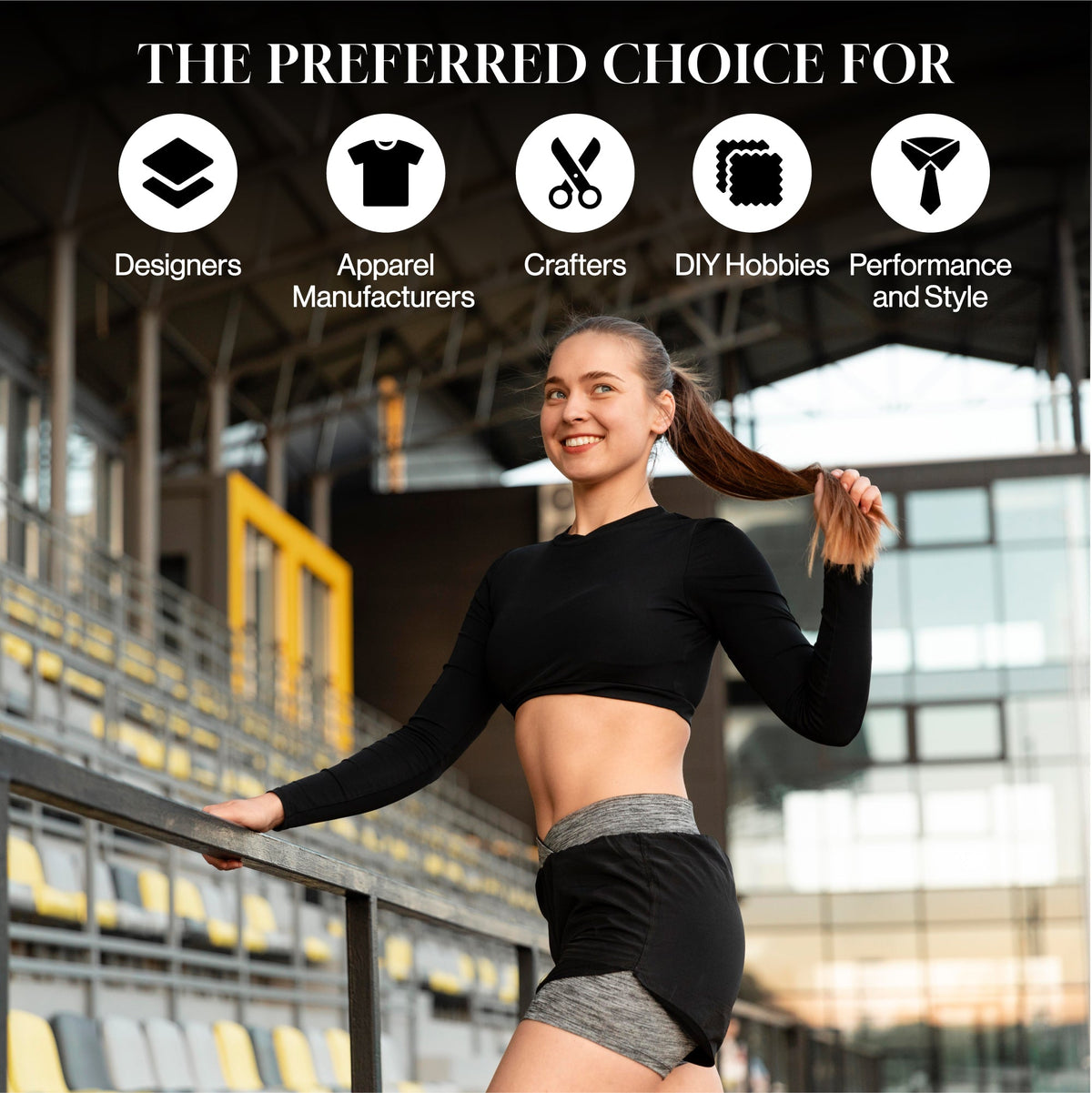 Nylon Spandex Fabric – Matte Tricot Scarlet Red 4-Way Stretch 230 GSM