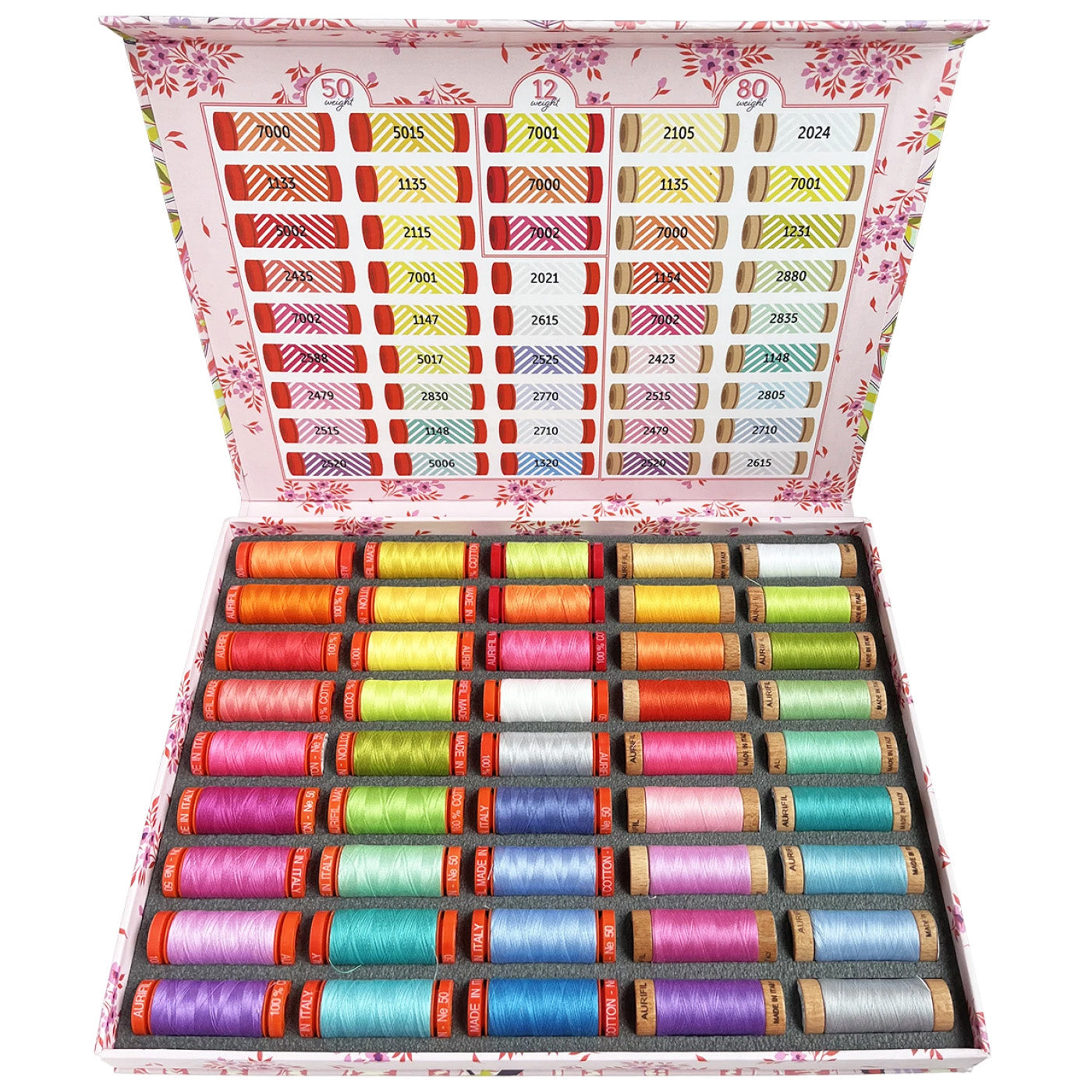 Tula Pink, Aurifil Full Moon Forest II Thread Collection