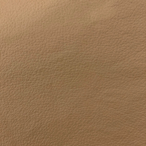 Tan Brown Textured PVC Leather Vinyl Fabric