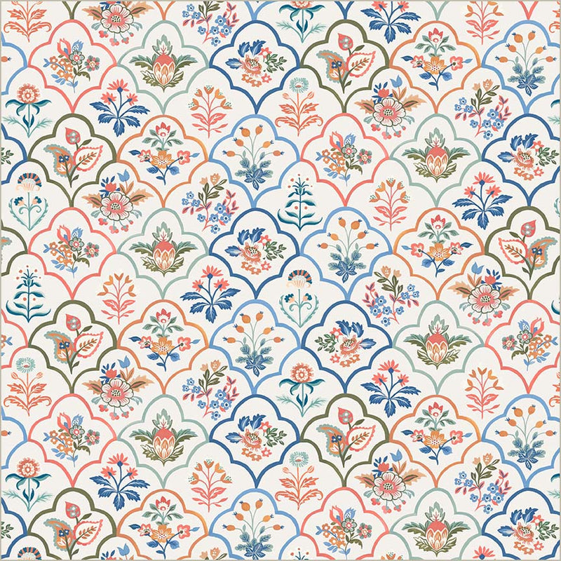 Tapestry Botanica Ivory Cotton 43”/44” Fabric Per Yard