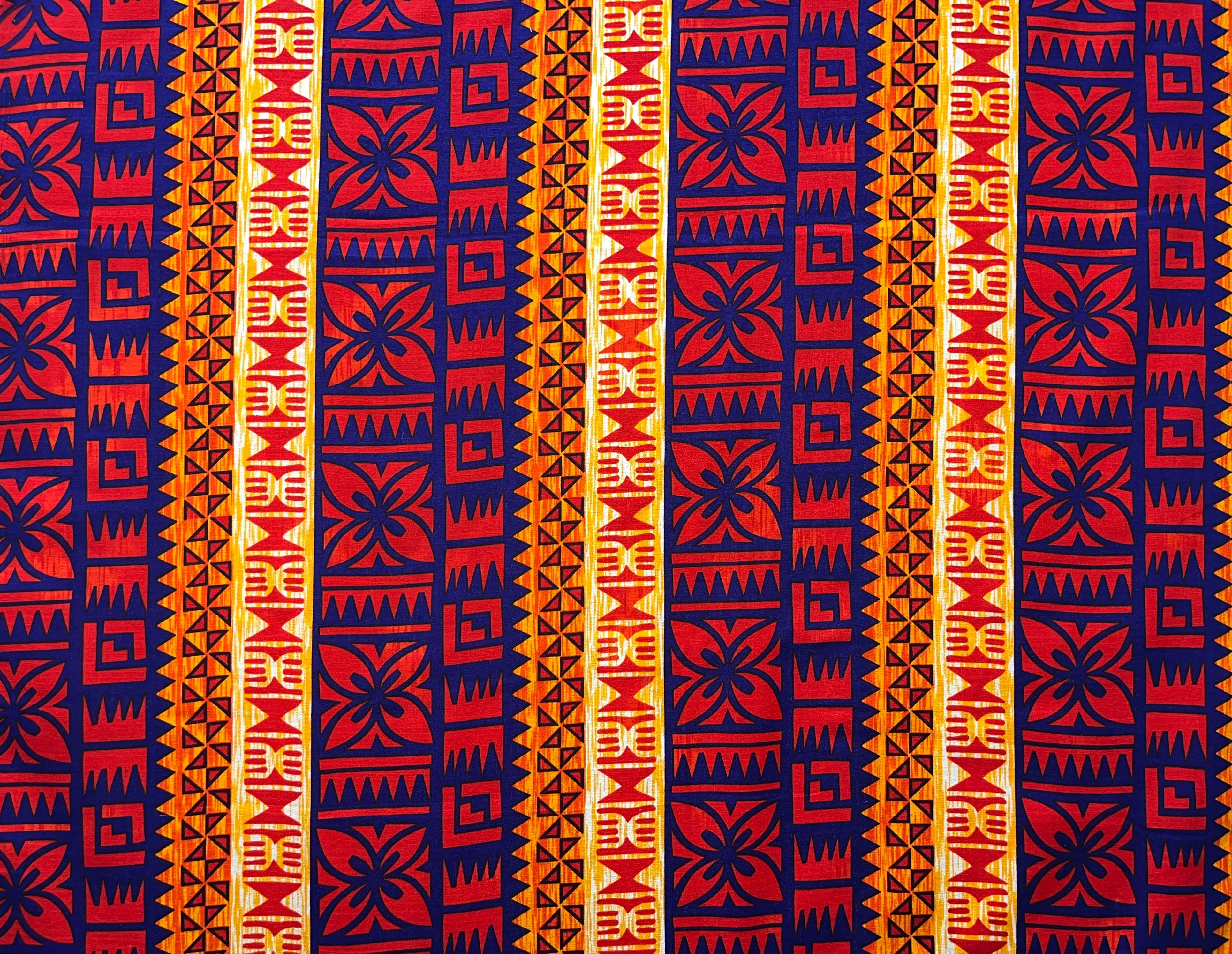 Traditional Fiji Cotton Light Barkcloth Fabric | Islands Fabric