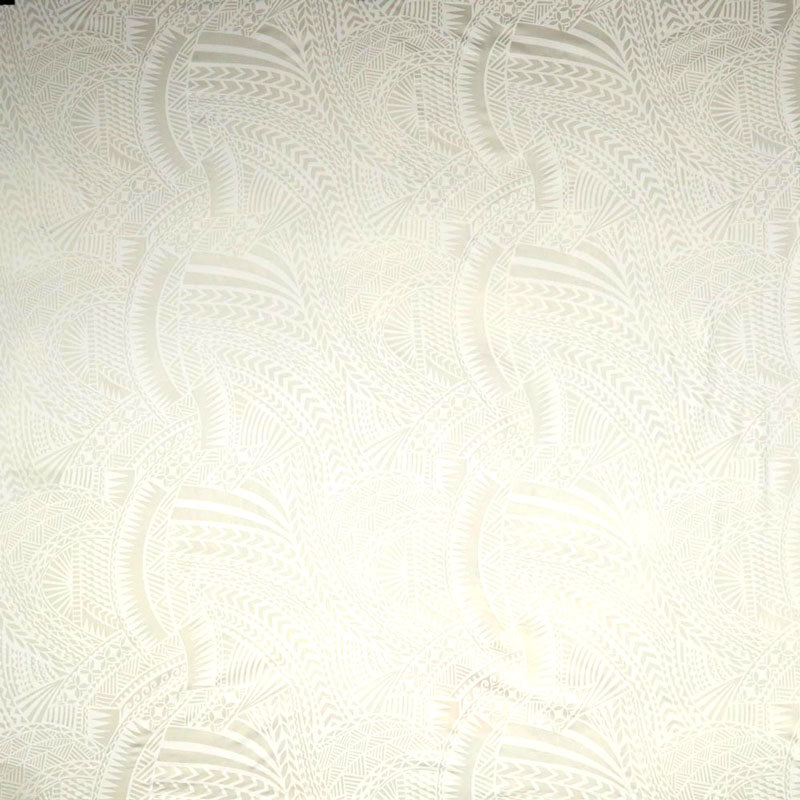Traditional Polynesian Tattoo Design Rayon Poplin Fabric | Islands Fabric