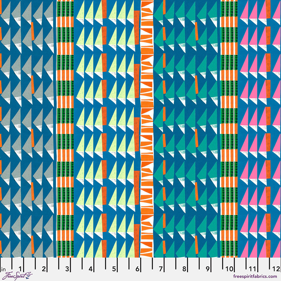 Triangle Multi Cotton 44"/45" Fabric Per Yard