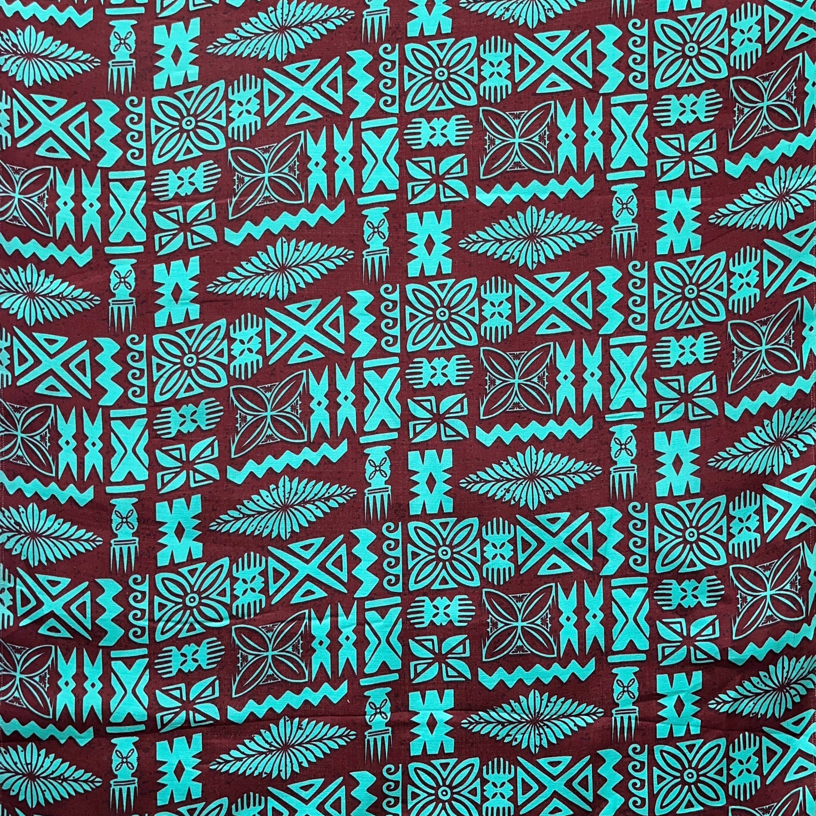 Tribal Tapa Cotton Light Barkcloth Fabric | Islands Fabric