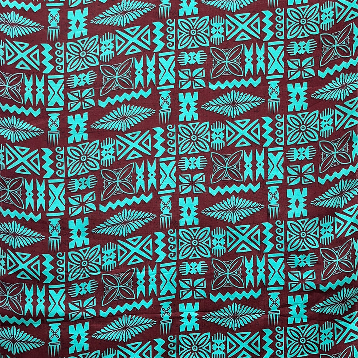 Tribal Tapa Cotton Light Barkcloth Fabric | Islands Fabric