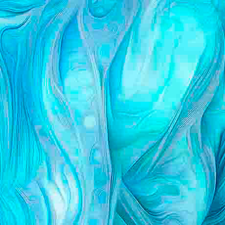 Turquoise Horizons Ombre Wave Cotton 44"/45" Fabric Per Yard