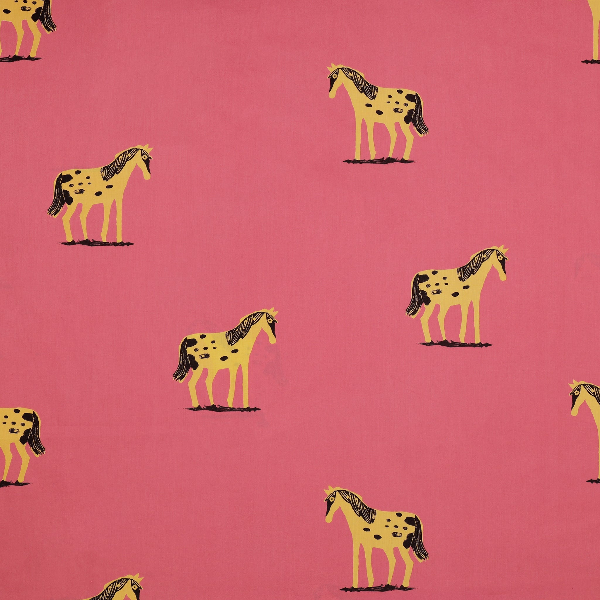 Meadows 108" Wide Quilt Backing - Wild Ponies Hot Pink