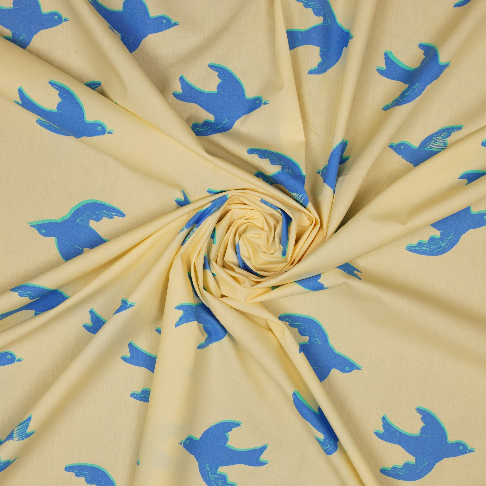 Meadows 108" Wide Quilt Backing - Bluebird Ivory