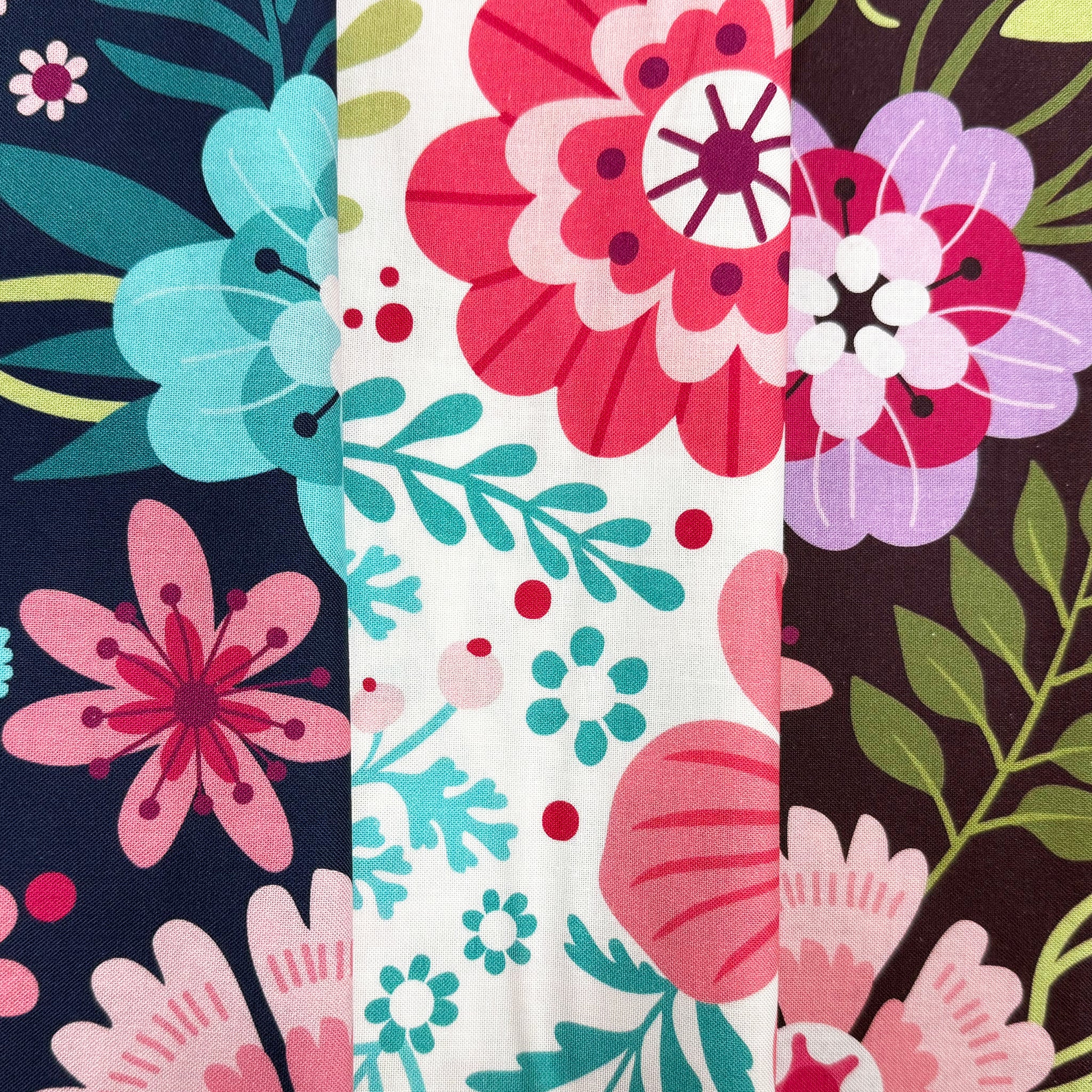 Secret Garden 108" Wide Quilt Backing - Wallflowers Vanilla