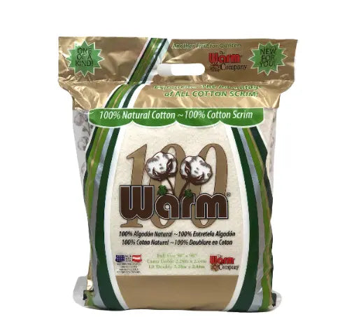 Warm 100 Ultra Clean Natural Cotton + 100% Cotton Scrim - Full Case