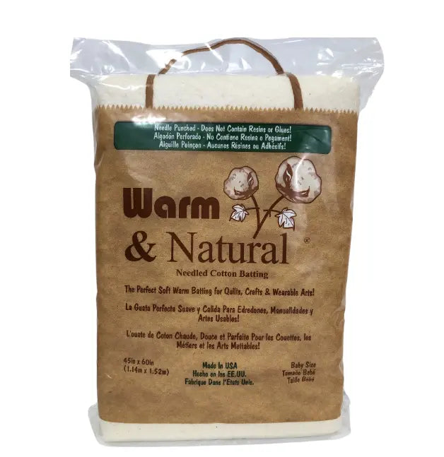 Warm & Natural Needled Cotton Batting - Full Case