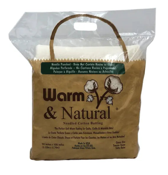 Warm & Natural Needled Cotton Batting - Full Case