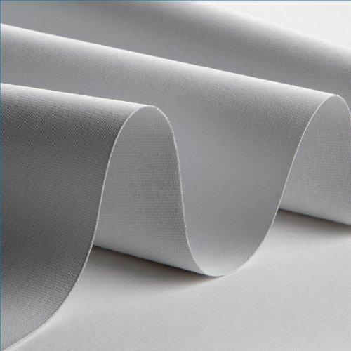 White Fire Retardant 3PLY Blackout Drapery Lining Fabric