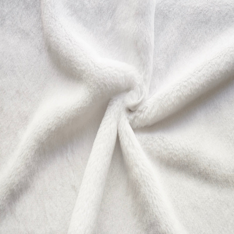 White Rex Rabbit Minky Faux Fur Fabric