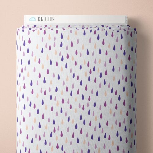 Wildest Dreams Rain Spots Organic Cotton 44"/45" Fabric Per Yard