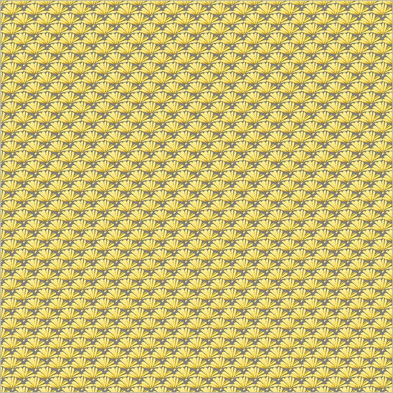 Yellow Verona Fanned Cotton 44”/45” Fabric Per Yard