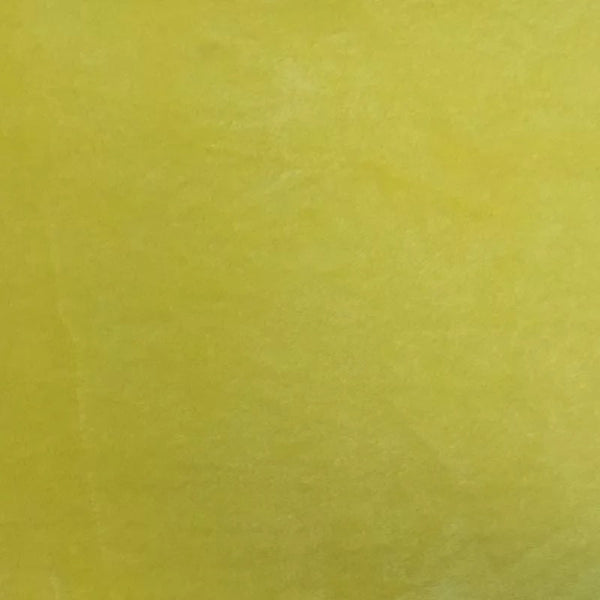 Yellow Smooth Minky Faux Fur Fabric