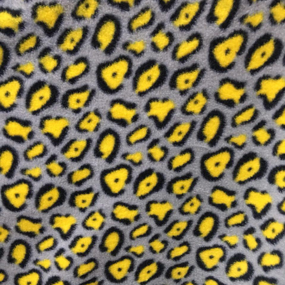 Leopard Print Fleece Fabric | Spandex Palace