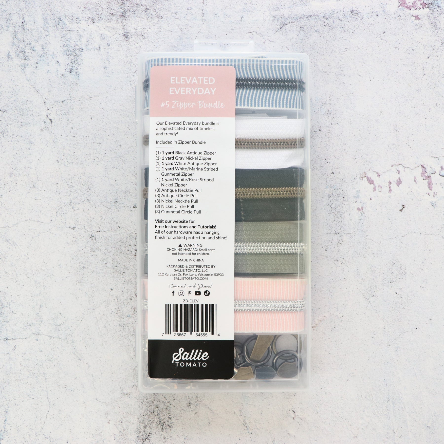 Sallie Tomato Zipper Bundle